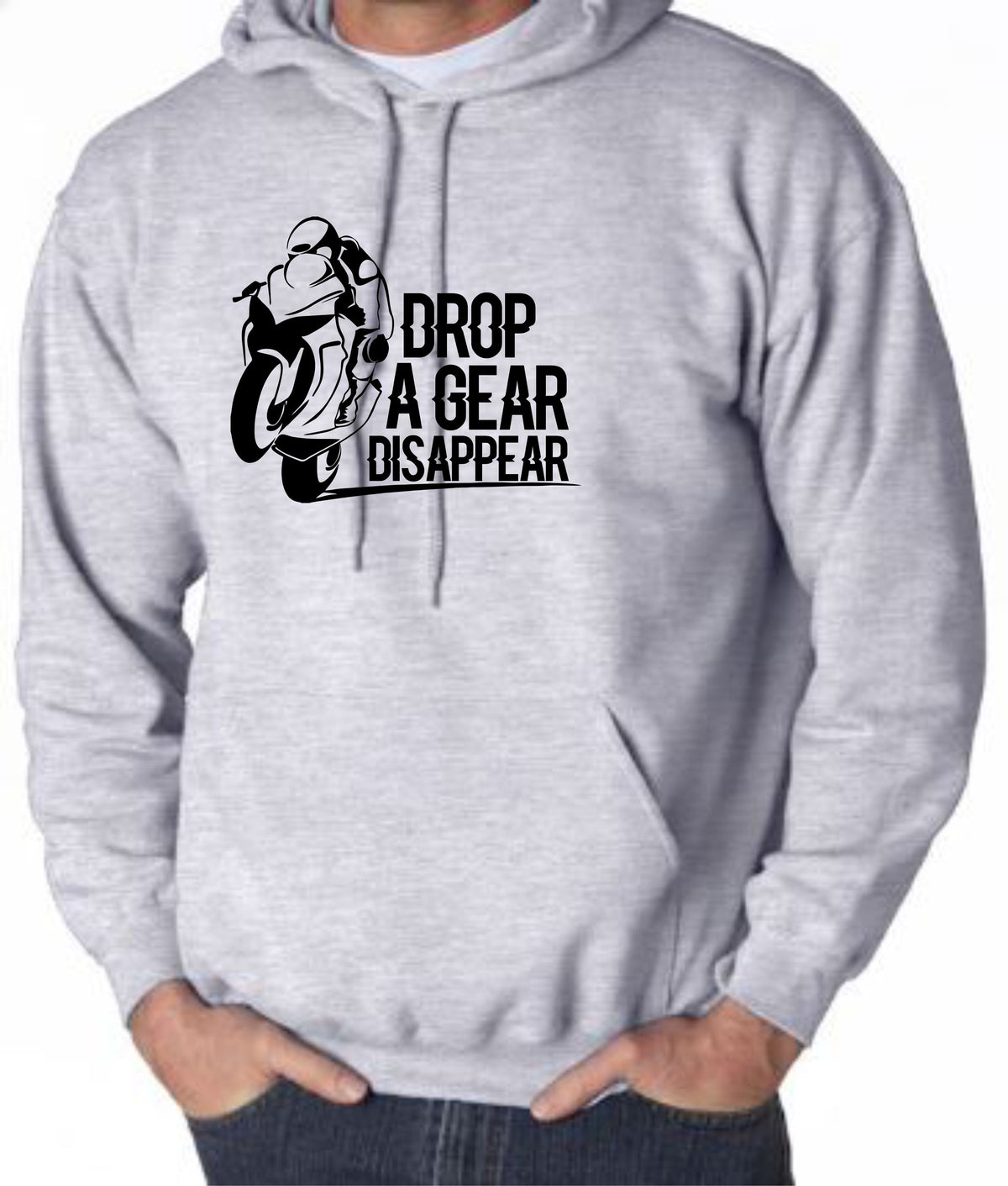 Drop a Gear Disappear Hoodie - Gear Driven Apparel