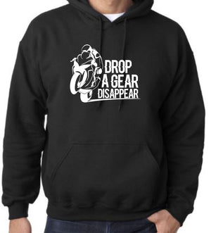 Drop a Gear Disappear Hoodie - Gear Driven Apparel