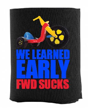 FWD Sucks Koozie - Gear Driven Apparel