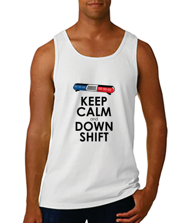 Keep Calm & Down Shift Tank - Gear Driven Apparel