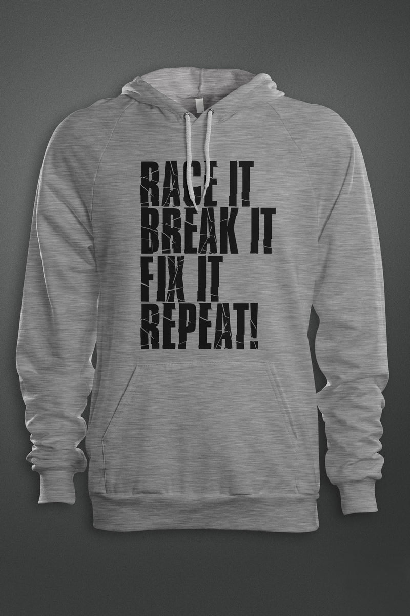 Race It, Break It, Fix It, Repeat! - Gear Driven Apparel
