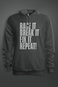 Race It, Break It, Fix It, Repeat! - Gear Driven Apparel