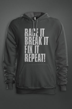 Race It, Break It, Fix It, Repeat! - Gear Driven Apparel