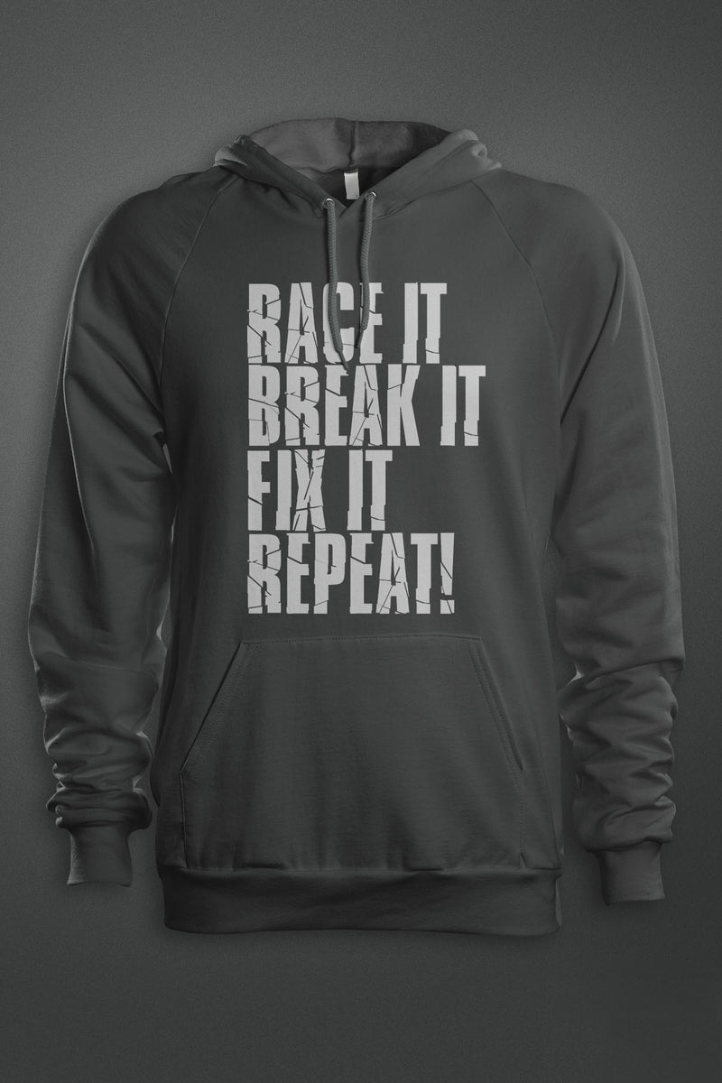 Race It, Break It, Fix It, Repeat! - Gear Driven Apparel