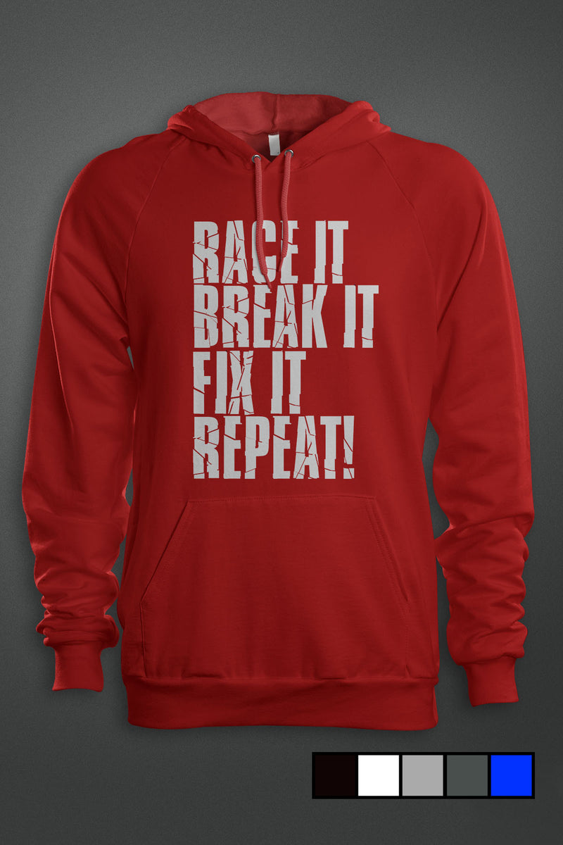Race It, Break It, Fix It, Repeat! - Gear Driven Apparel