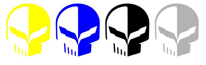 C7 Punisher Decal - Gear Driven Apparel