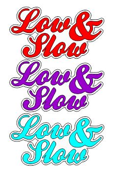 Low & Slow Decal - Gear Driven Apparel